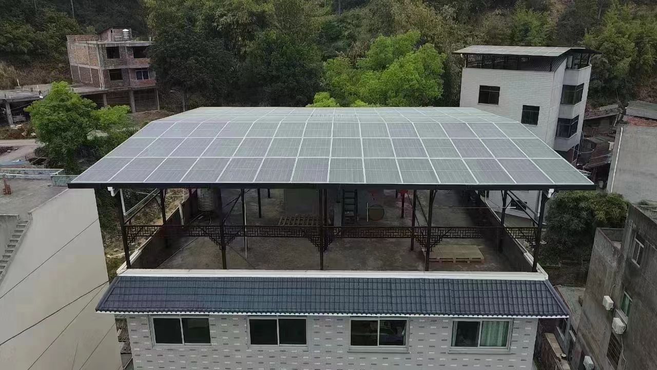 苏州15kw+10kwh自建别墅家庭光伏储能系统